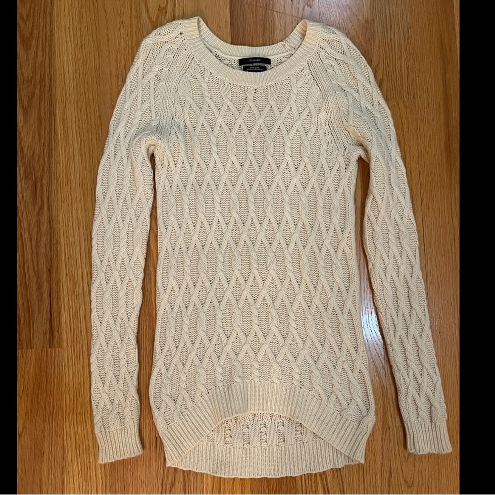 Tahari Pure Luxe Cable Knit Tunic